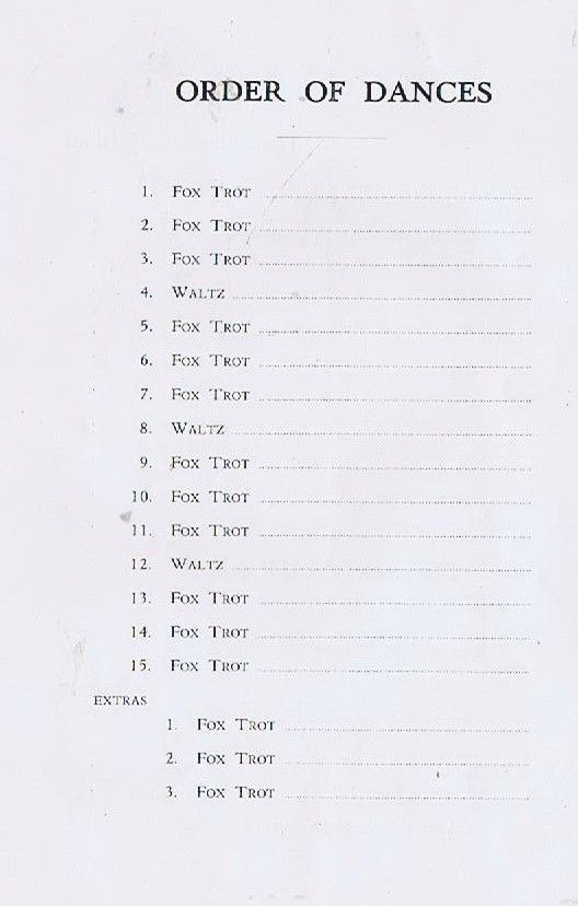 Souvenir Programme Newport Permanent Fireman's Twenty-second Annual Ball, 1938