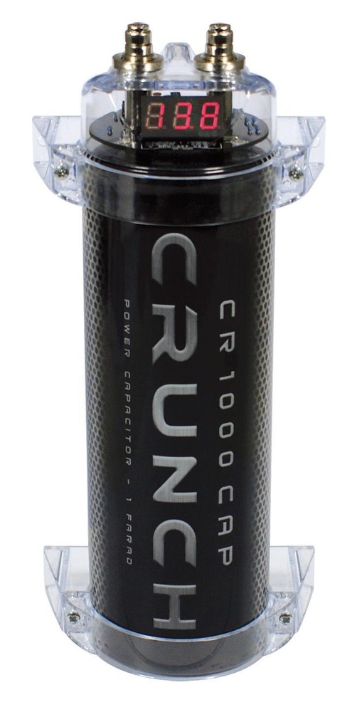 Crunch CR1000CAP 1.0 Farad Buffer Capacitor Powercap 1 Farad