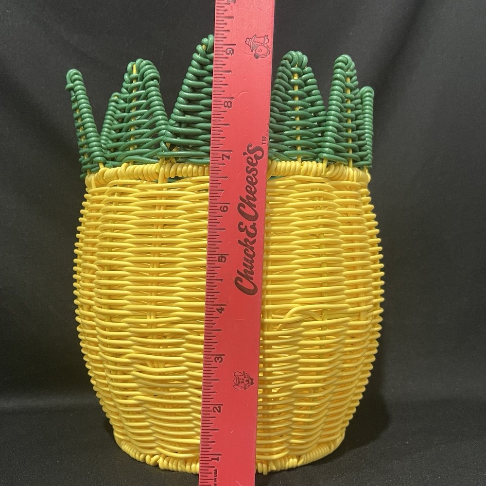 Ciroa Hello Summer Pineapple Resin Wicker Basket
