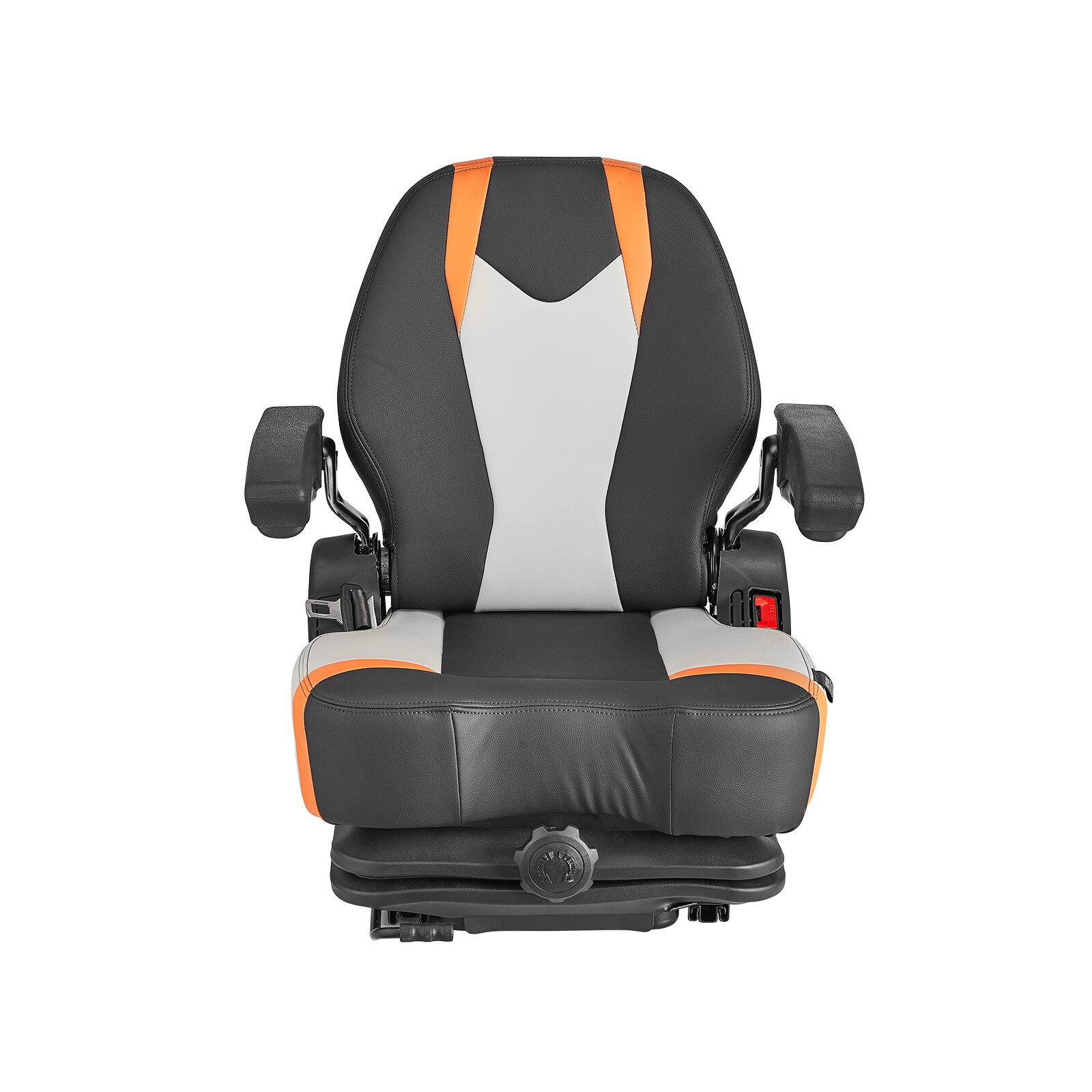 Universal Forklift Seat Tractor Suspension Seat Chair Fold Down Adjustable Back