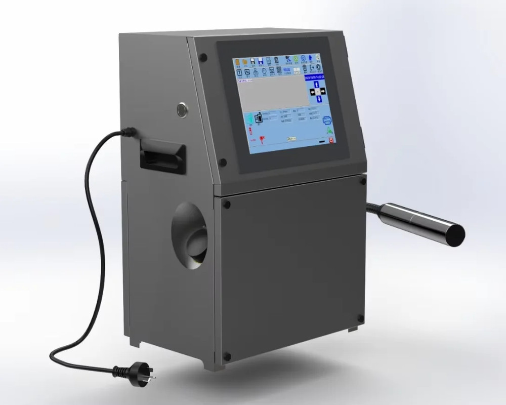 Automatic High-speed CIJ Date Batch Number Food Packaging Bag Inkjet Coding Mach