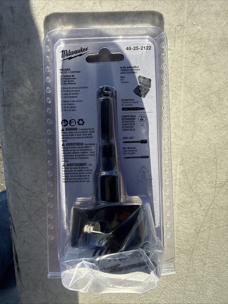 Milwaukee 48-25-2122 Selfeed Bit 2-1/8"