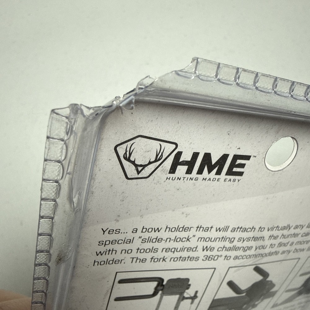 HME Universally Mountable Bow Holder. New in package