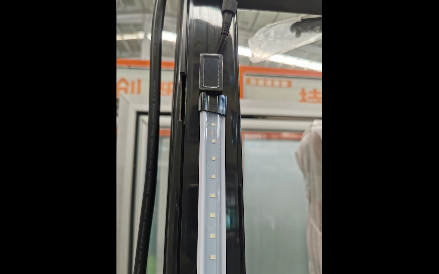 Walk in Cooler Doors and Frames , Display Glass Doors With Shelves