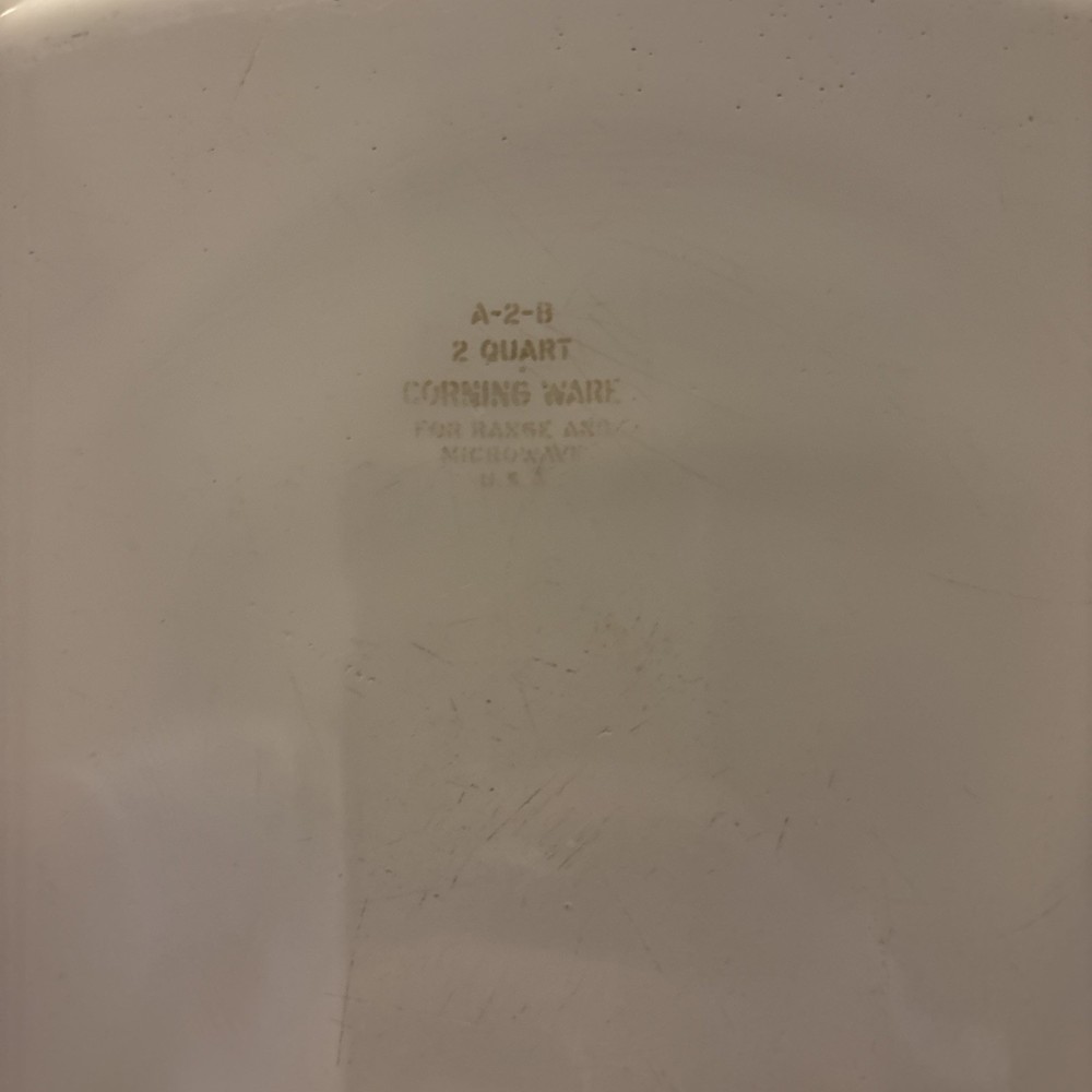 Vintage Corningware Cornflower 2 Quart Casserole A-2-B
