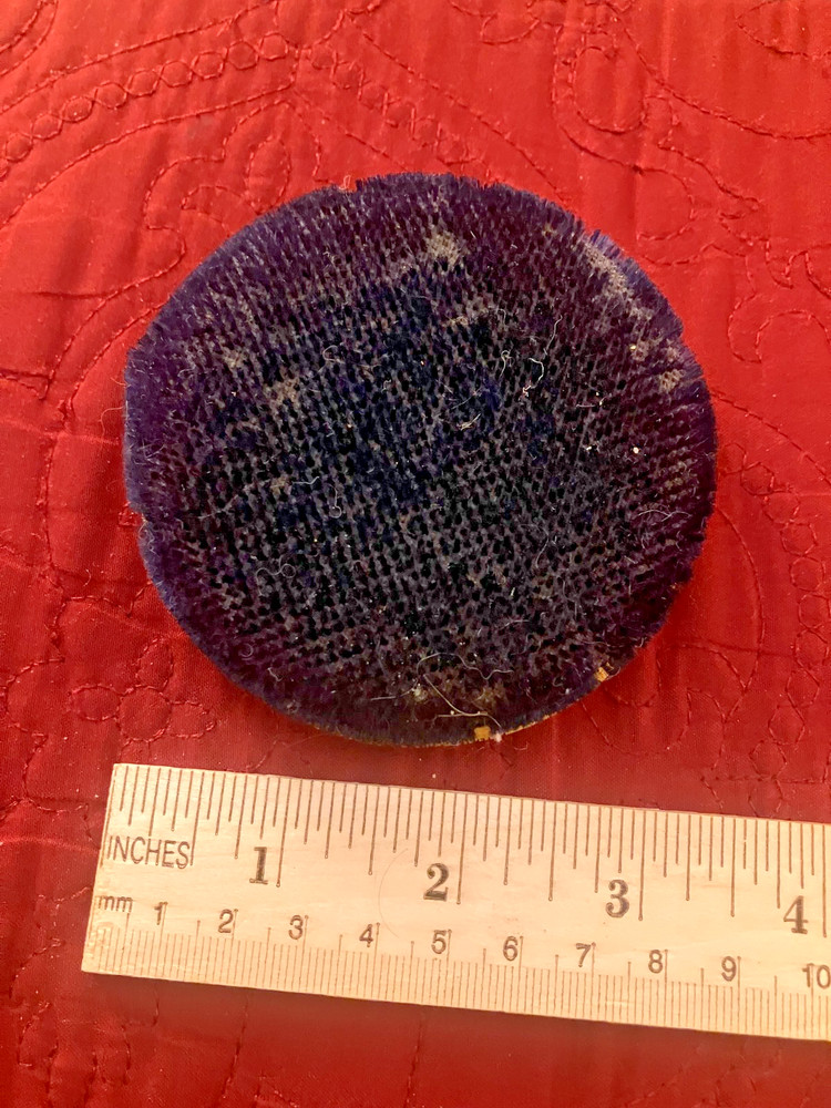 MGM celluloid phonograph record duster brush pad 1940's