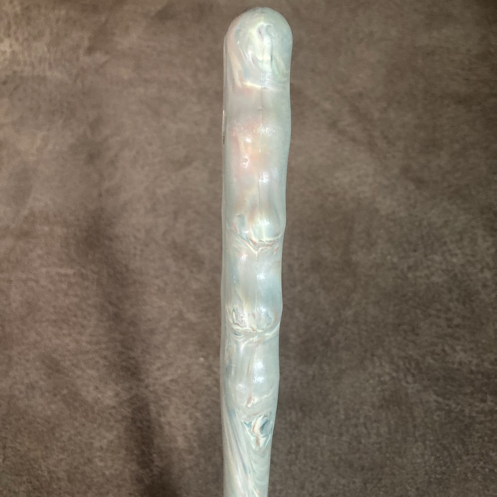 Vintage Melamine Meat Tenderizer Mallet W Marbled Handle
