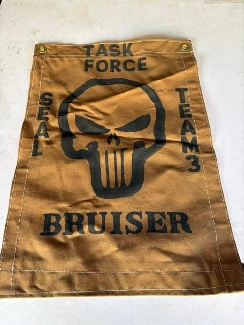 MODERN USN NAVY SEALS TASK FORCE BRUISER BAR READY ROOM FLAG