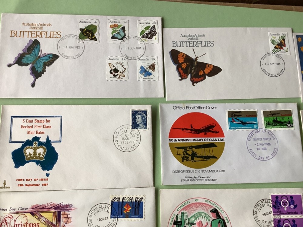 Australia covers 9 items Ref A1977