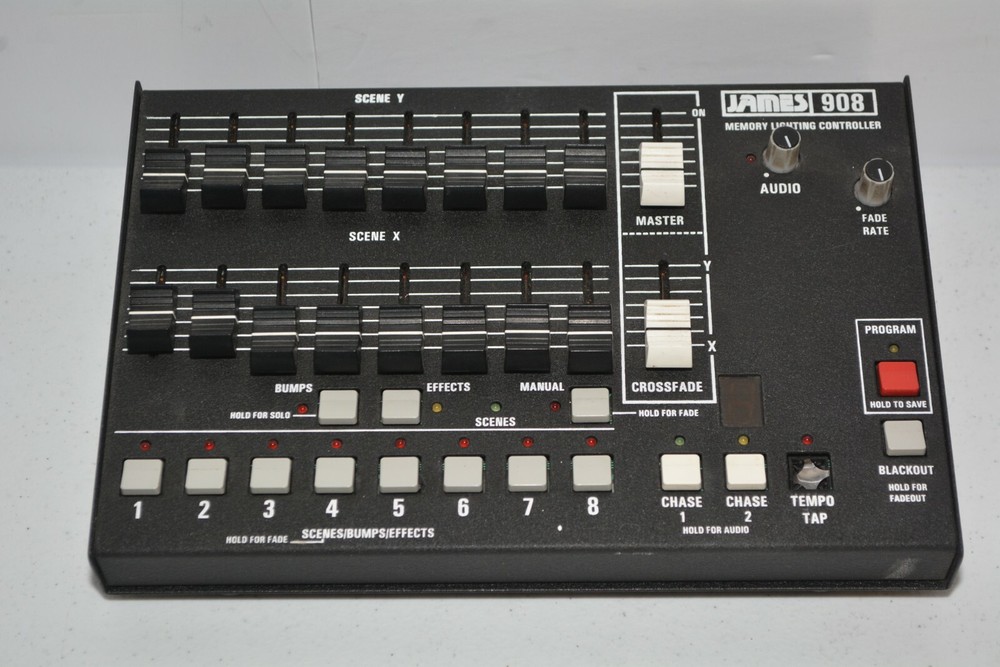 James 908 Memory Lighting Controller "Missing Key"