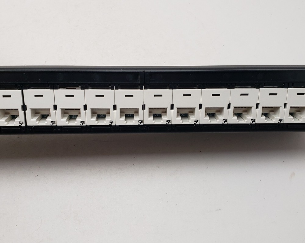 Ortronics Black Patch Panel 24 Ports High Density OR-808045666