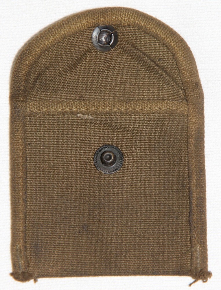 ORIGINAL WWII WEAPONS SPARE PARTS LIGHT OD WEB POUCH