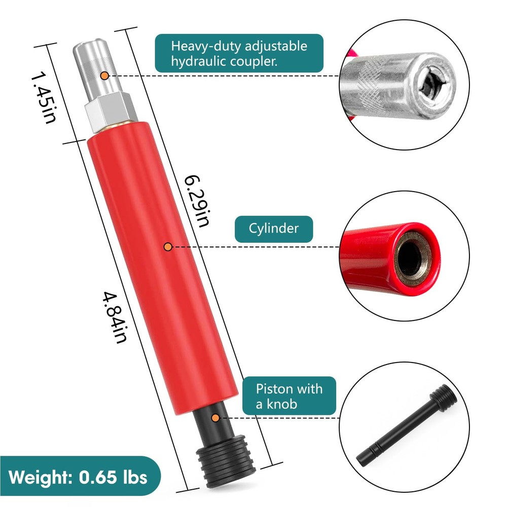Grease Fitting Cleaning Tool, Grease Zerk Cleaner, Include Extra Hydraulic Co...