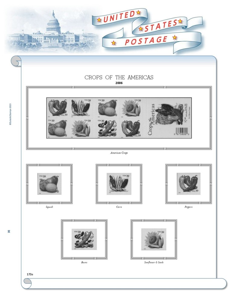 2006 U.S. Regular Issue Singles COMPLETE Supplement (White Ace Alternative)