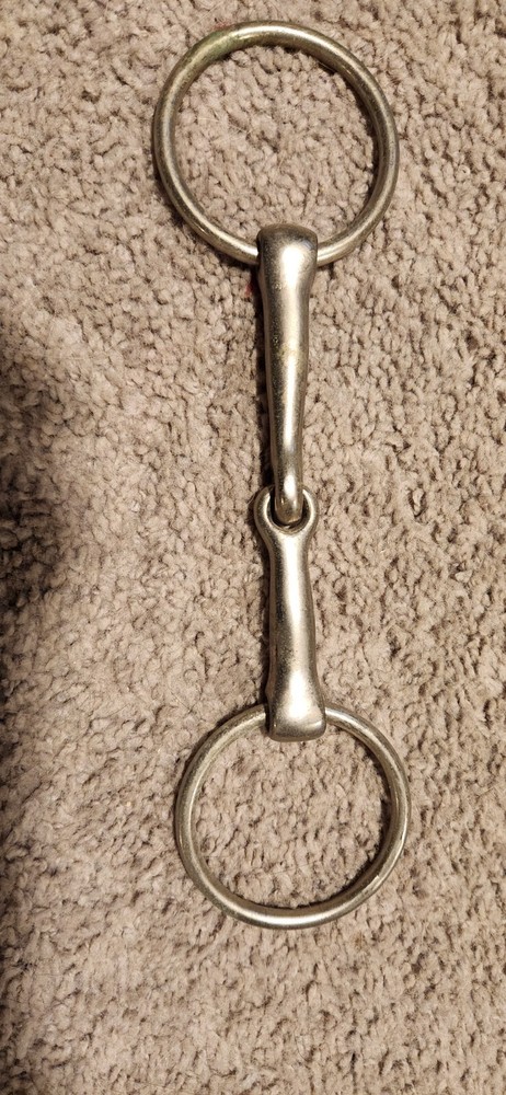 Loose O ring snaffle bit , 5"  stainless steel, Uses