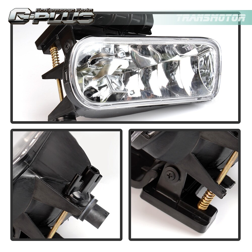 Fits For 00-06 Chevy Suburban/ Tahoe Clear Bumper Fog Lights Driving Lamps
