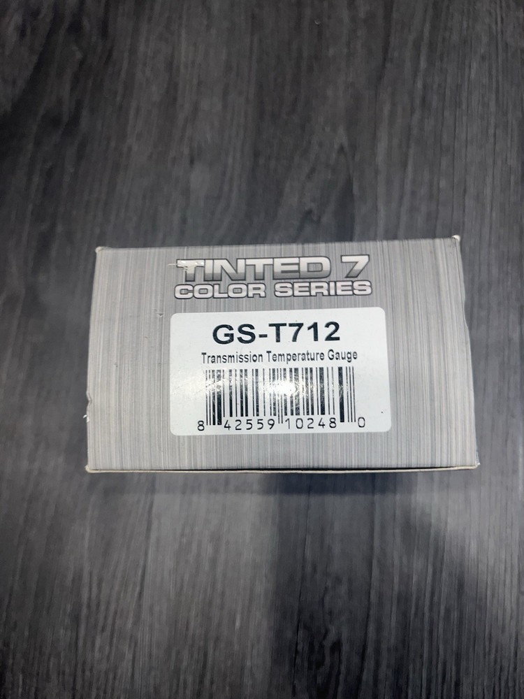 Glowshift Transmission Temperature Gauge 80°-260°