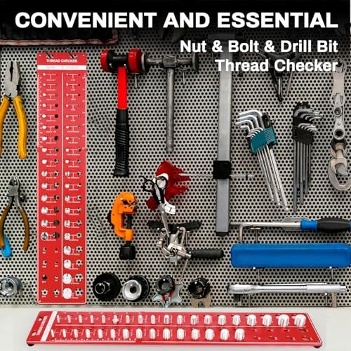 34 Thread Checker Nut and Bolt Thread Checker Standard and Metric Bolt Size