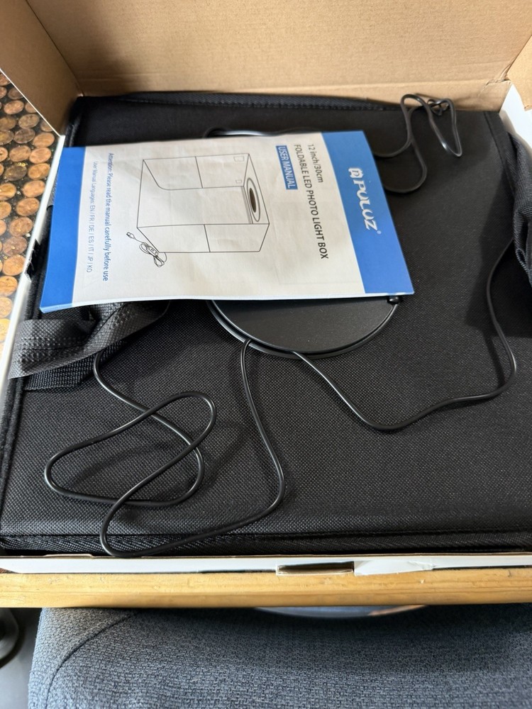 LIGHT BOX PULUZ 30cm FOLDABLE LED RING LIGHT STUDIO PHOTO STUDIO RING LIGHT NEW