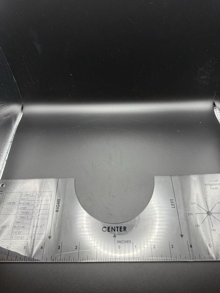 T-Shirt alignment Tool - Ruler - Centering Tool | HTV Alignment | Guide