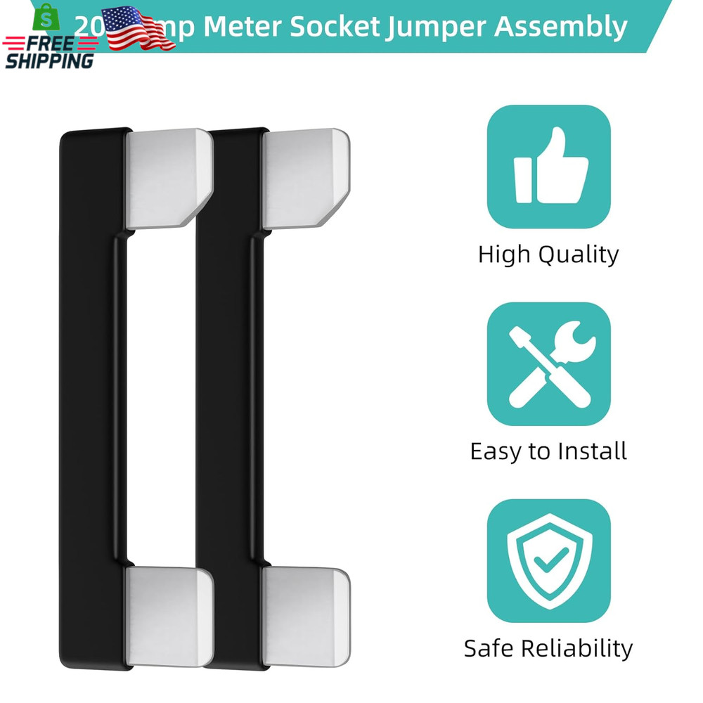 200 AMP Electric Meter Bypass Jumpers for Talon Meter Socket Base Socket Bypass
