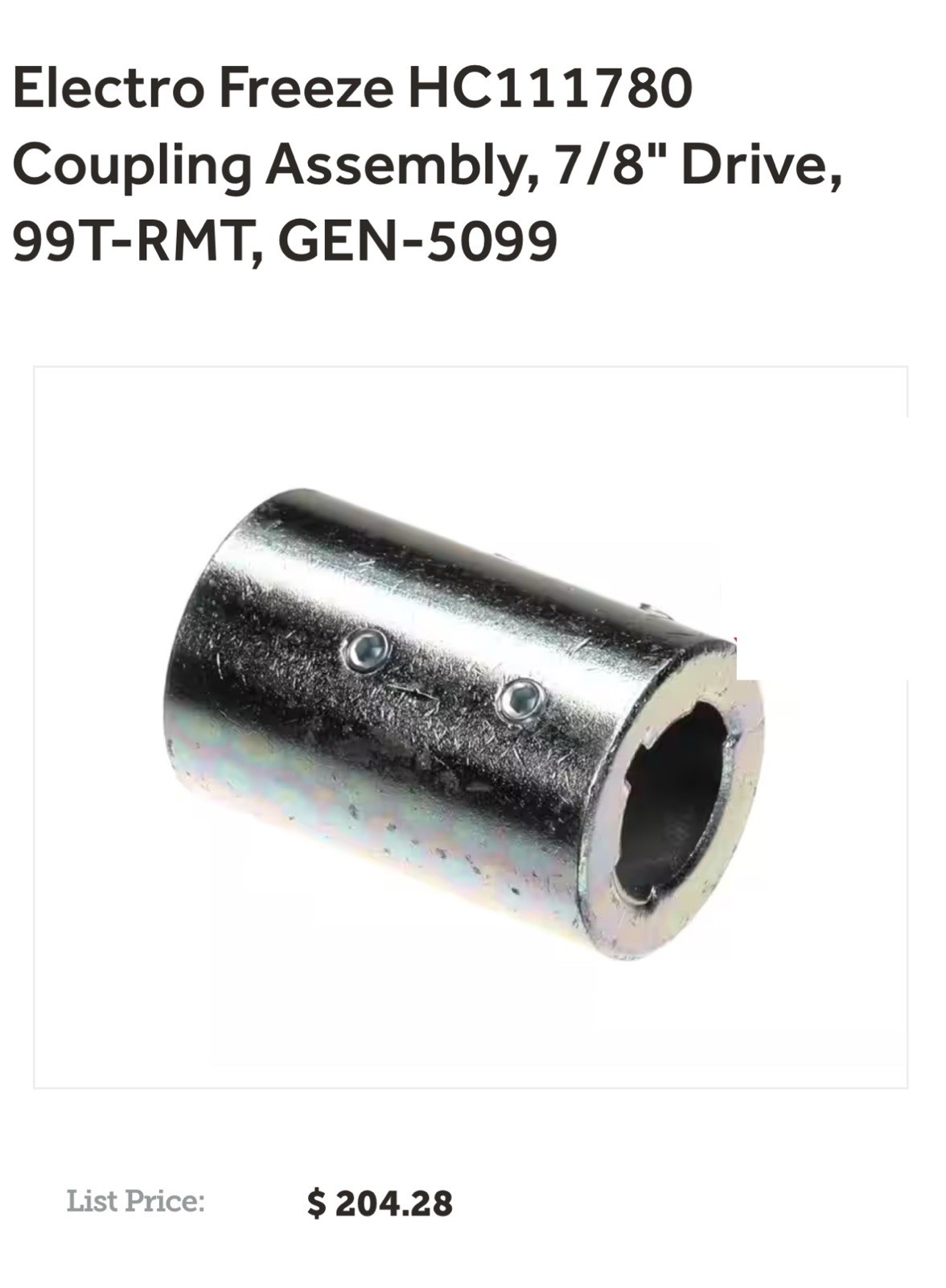 Electro Freeze - WINSMITH HC153361 Gear Reducer, Right Hand W/Coupling HC111780