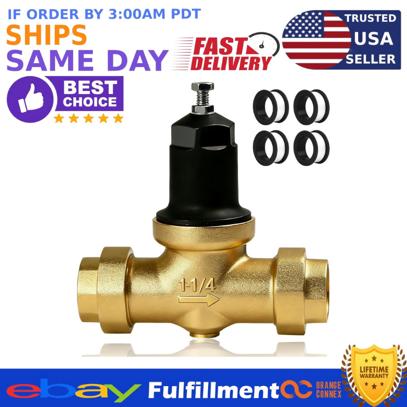 1-1/4"  114-NR3XL Pressure Reducing Valve Compatible with Zurn For Water Supply