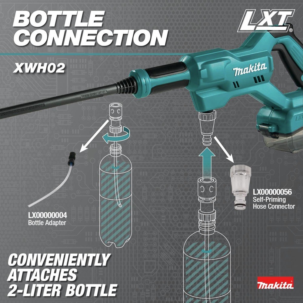 Makita XWH02Z 18V LXT Li-Ion 320 PSI 0.7 GPM Cordless Power Cleaner New