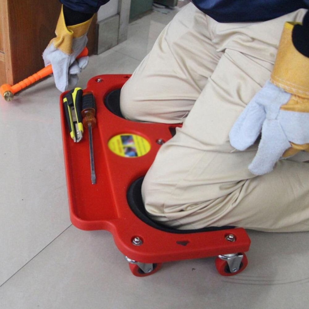 Rolling Knee Pads Dolly With Wheels Creeper Rollers Flooring Construction Work