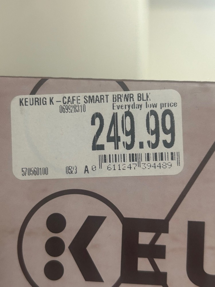 Keurig K-Café Smart Single Serve Coffee Maker - Black