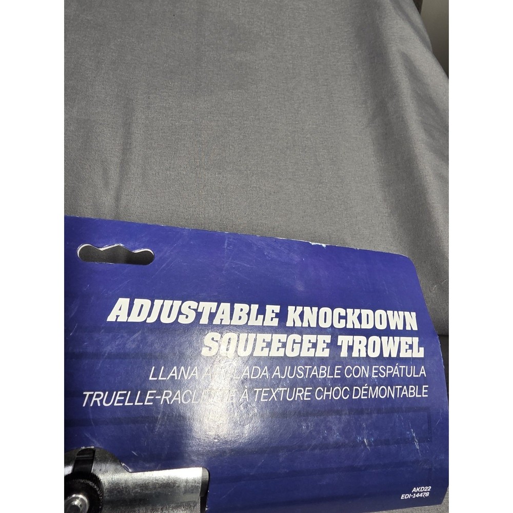 Marshalltown Adjustable Squeegee Knockdown Trowel DuraSoft Handle 22" AKD22 NEW