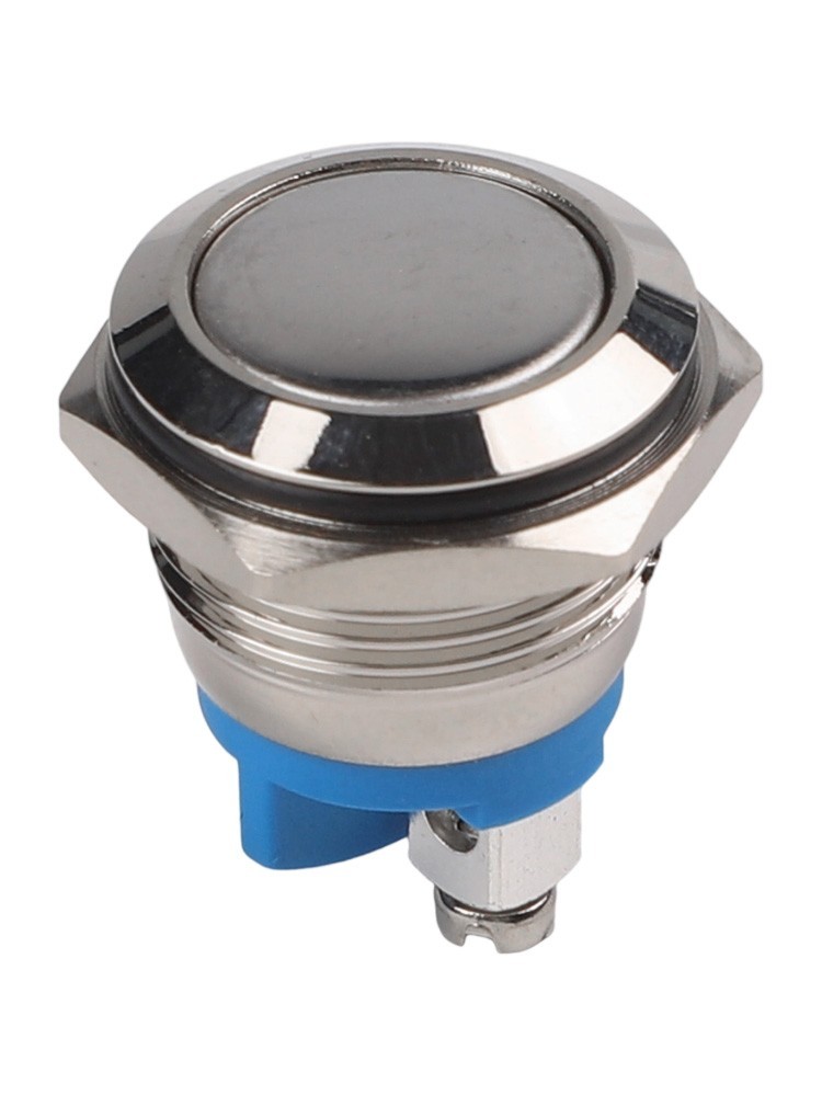 Metal Push Button Switch Latching Fixed Electric On Off Power LED Light 12V