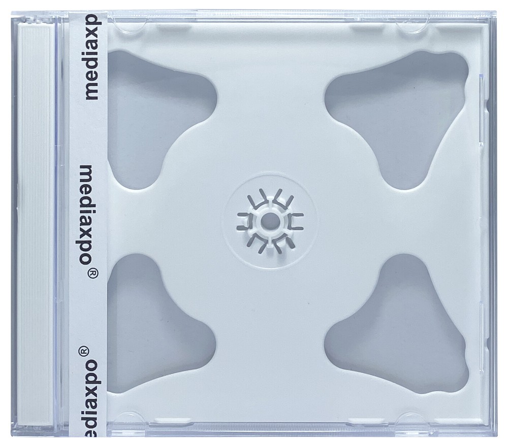 STANDARD White Double CD Jewel Case Lot