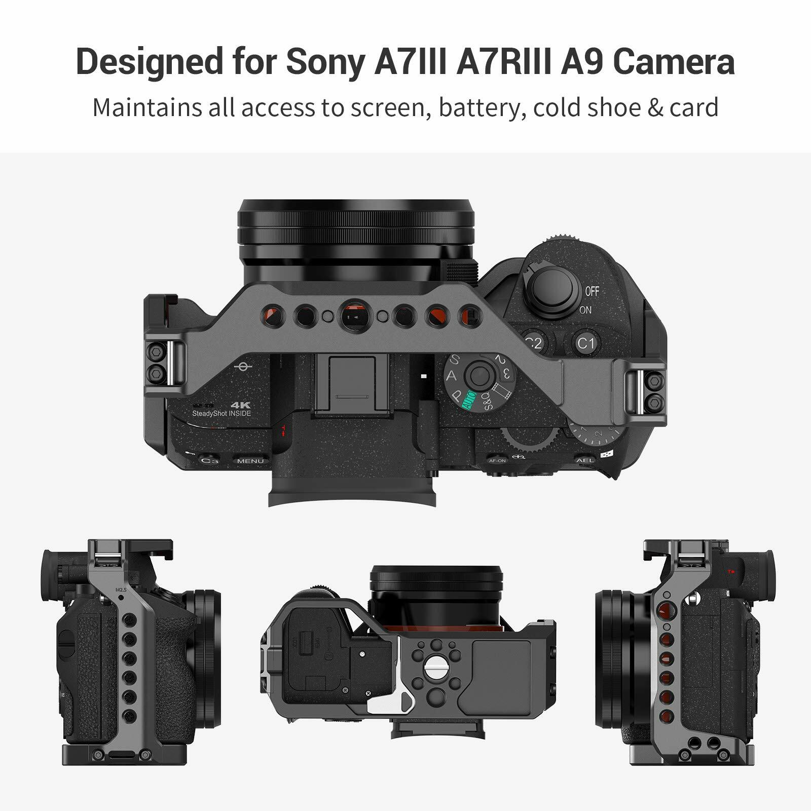 SmallRig A7III A7RIII Camera Cage for Sony A7 III A7R III A9 2918