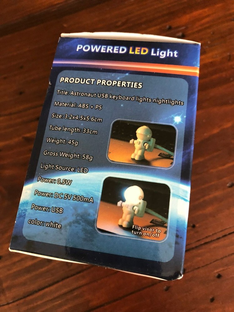 Astronaut USB Shaped Lamp - New