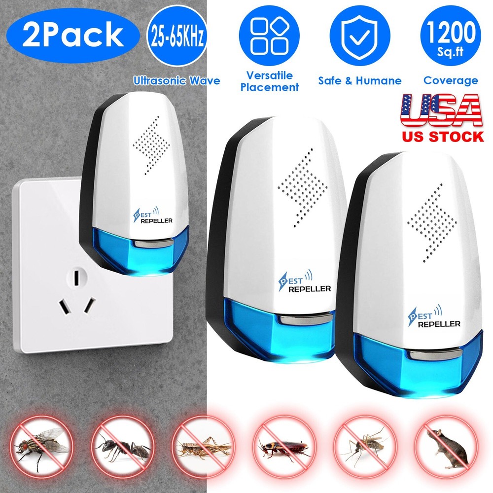 2Packs Mouse , Upgraded Pest & for Mosquitoes