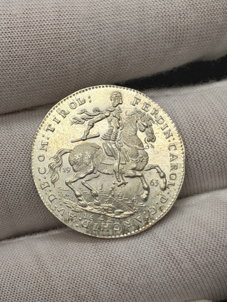 Austria 1963 (1642 Restrike) 2 Ducats UNC