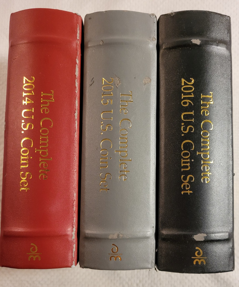 EMPTY PRESENTATION BOX for 2014 2015 & 2016 Mint Coin Sets