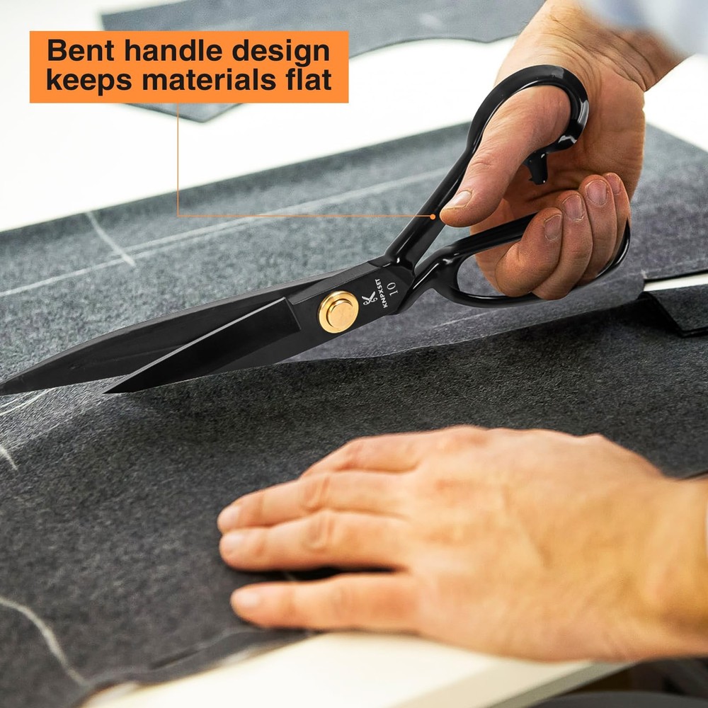 Professional Tailor Scissors 8 Inch - Fabric Scissors Heavy Duty, Sharp Sewing