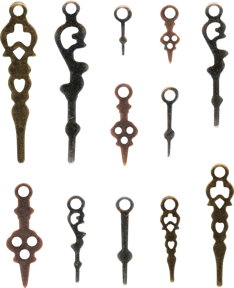 Idea-Ology Metal Clock Hands 12/Pkg Assorted Sizes