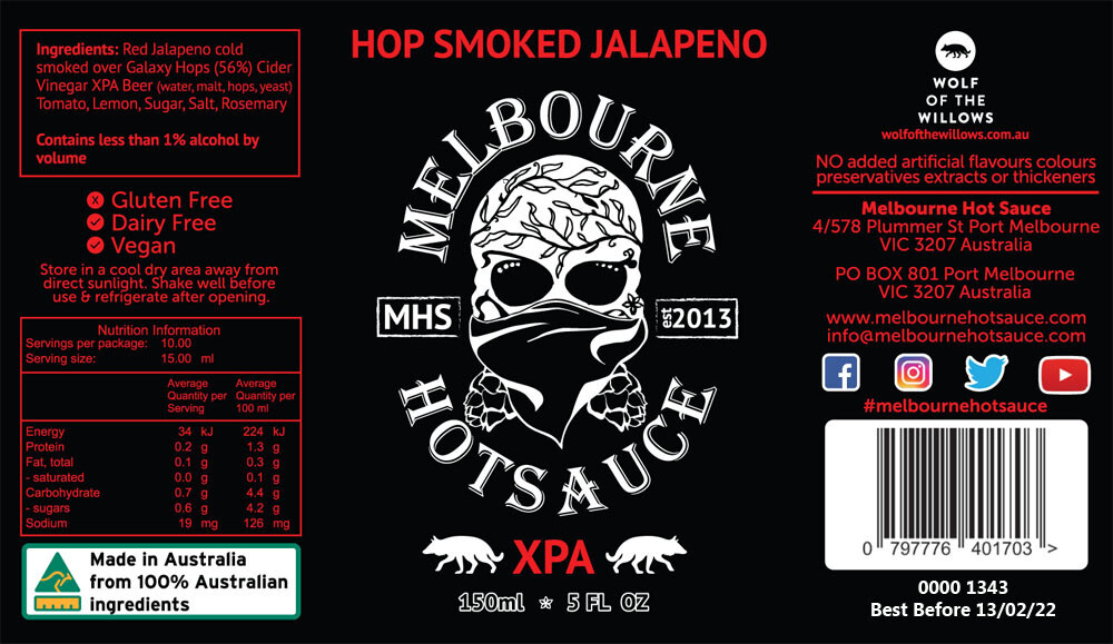 Melbourne Hot Sauce 12x150ml Challenge Pack