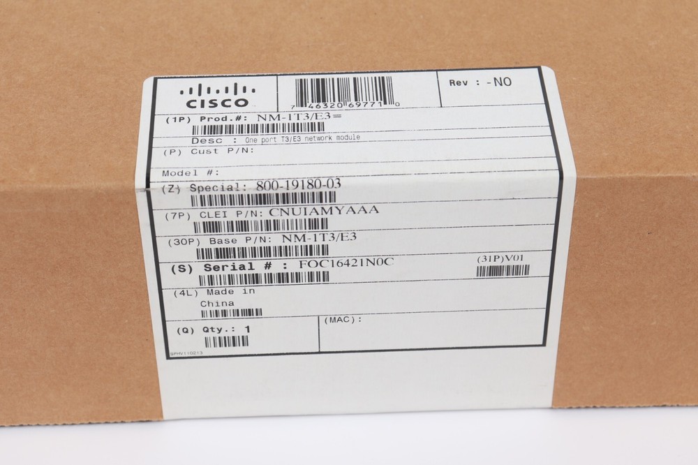 NEW Cisco NM-1T3/E3 Network Interface Module