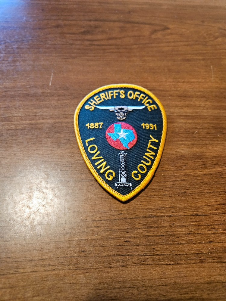 LOVING COUNTY TEXAS SHERIFF'S OFFICE SHOULDER PATCH