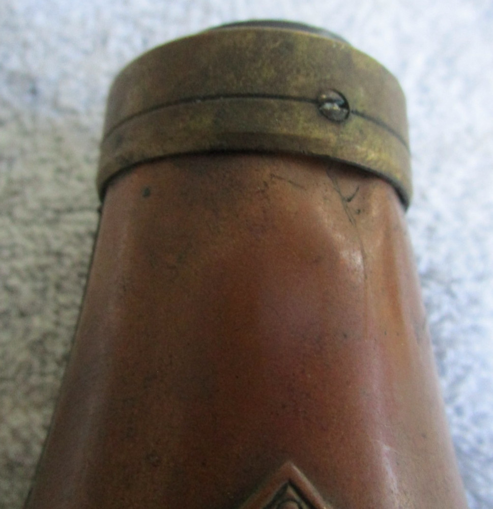 ANTIQUE GUN POWDER FLASK