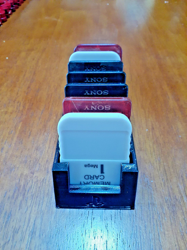 PS1 / PS2 Memory Card Holder