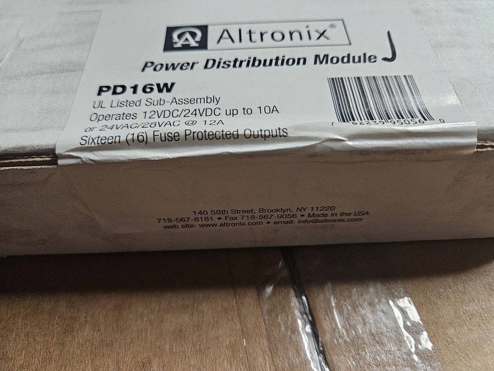 Altronix PD16W Power Distribution Module 16 Output PTC 24 VAC VDC Board SEALED
