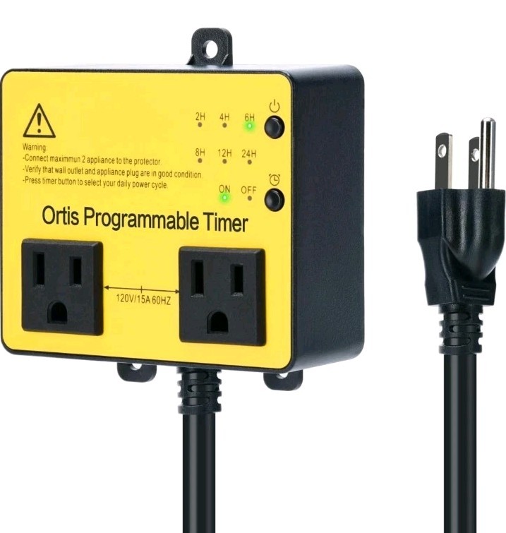 Above Ground Pool Timer, Ortis Smart Pool Timer with One-Button Operation, for S
