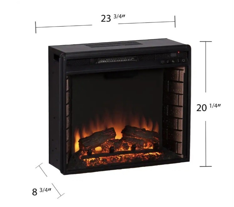 Sei Electric Fireplace 23' Elec Firebox Insert with Remote FA5423 NEW Open Box