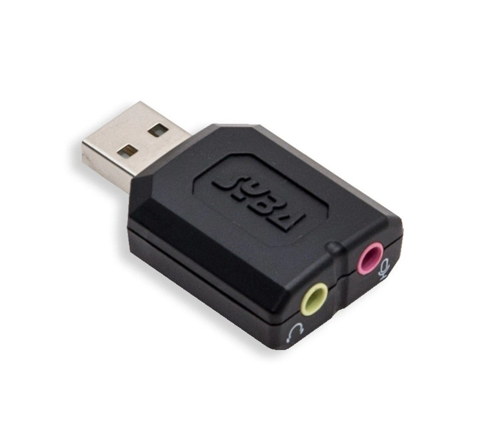 External USB Stereo Sound Adapter for Extra Audio Source