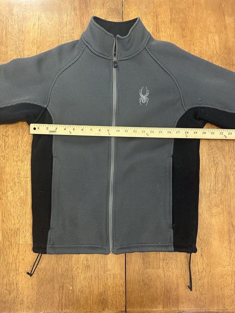 Spyder Full Zip Jacket Small Gray